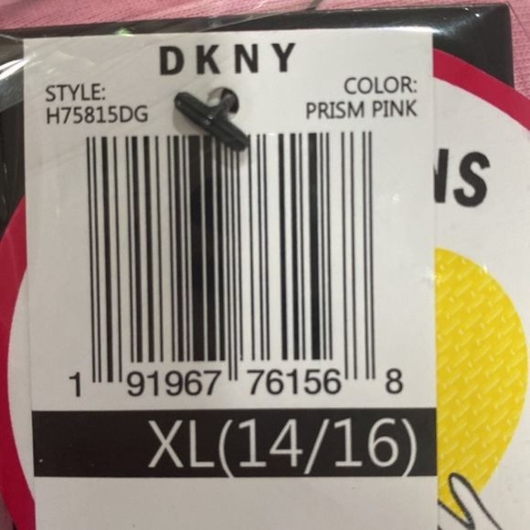 Girls XL 14/16 pink flip sequence DKNY t-shirt - Picture 6 of 7